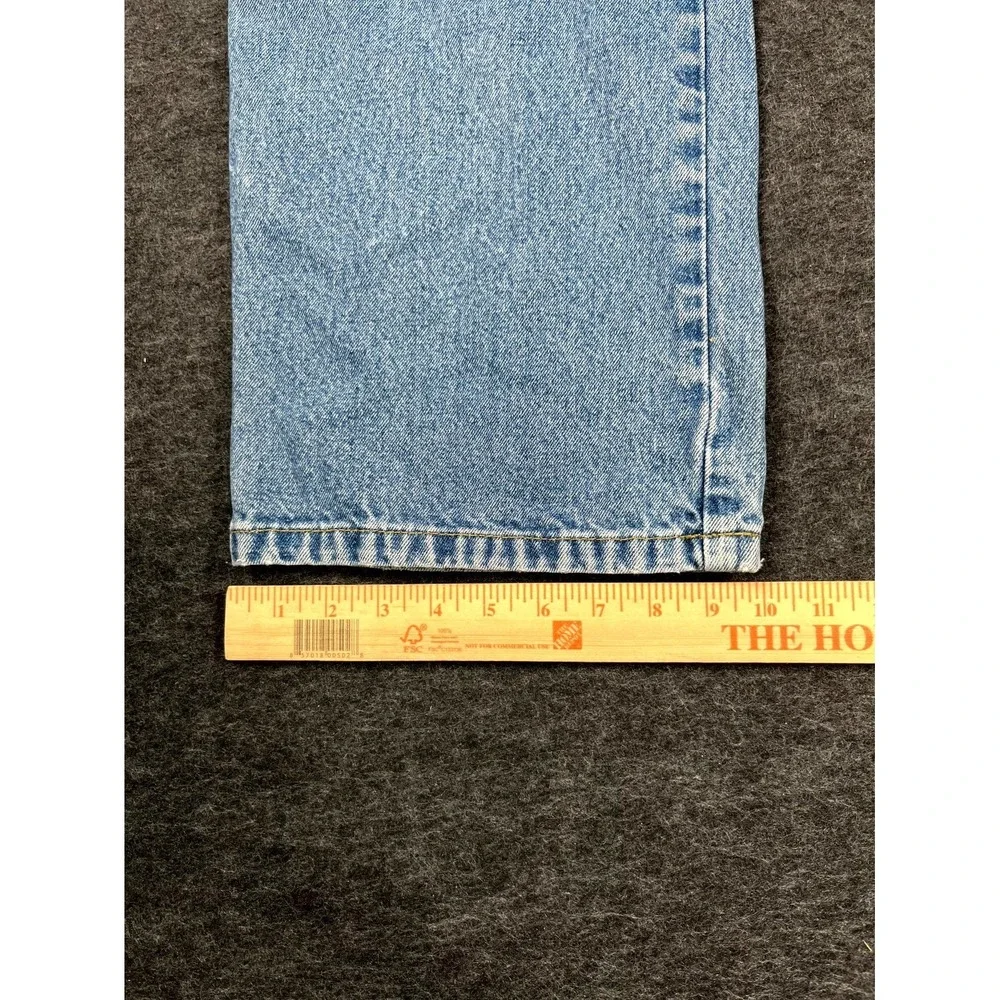 Cabela's Jeans Mens 44x29 Blue Denim Relaxed Fit Medium Wash Straight Leg Casual